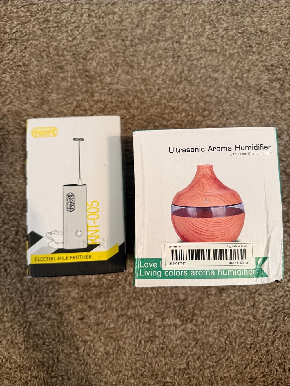 Ultrasonic Aroma Humidifier Light Wood Grain - Brand:
